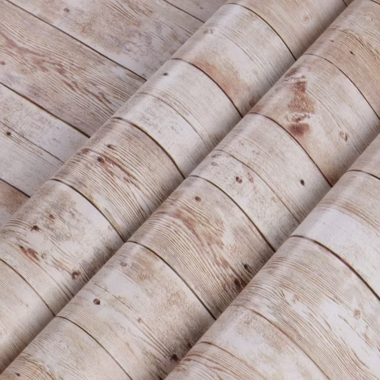 New Wood Good Quality Factorty Classic PVC Decoration Wallpaper Self Adhesive Decoration Film