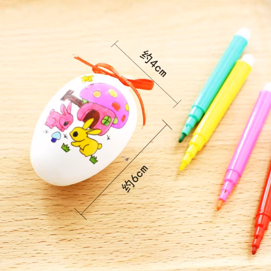 Stick Figure Painting DIY Egg Children Cartoon Painting Handmade Education Toys Easter